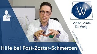 Post Zoster Neuralgie Zosterschmerzen Nervenschmerzen durch den Herpes  Dauer amp Schmerztherapie [upl. by Dahsra489]