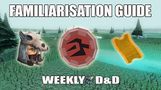 Runescape 3 Familiarisation Guide  Summoning Weekly DampD [upl. by Ossy]