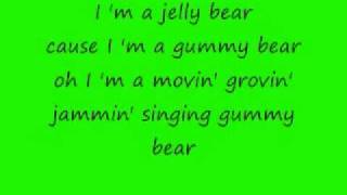 The Gummy Bear Song Lyricswmv [upl. by Debra139]