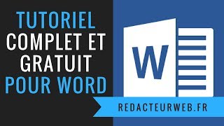 Tutoriel formation Microsoft Word Office  GRATUIT et COMPLET [upl. by Todhunter]