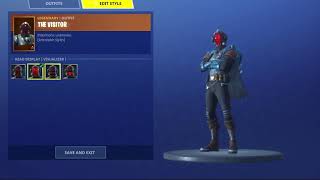 Fortnite THE VISITOR ALL STYLES [upl. by Berton]