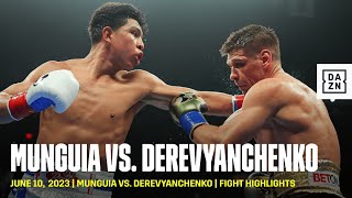 HIGHLIGHTS  Jaime Munguia vs Sergiy Derevyanchenko [upl. by Hale273]