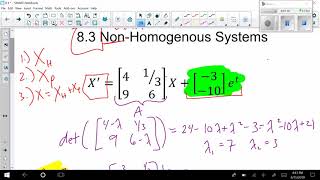 Nonhomogeneous System of DE  Made Easy [upl. by Assirac266]