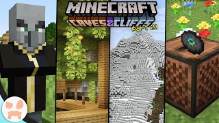 EVERYTHING IN MINECRAFT 118 CAVES  CLIFFS PART 2 [upl. by Ailisab]