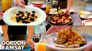 4 Delicious Breakfast Recipes  Gordon Ramsay [upl. by Nidya]