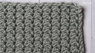 Even Moss Stitch  How to Crochet [upl. by Longfellow]