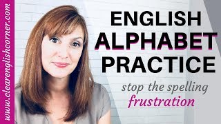 How to Say English Letters American English Alphabet Pronunciation [upl. by Hike]