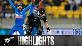 India Win Another Super Over Thriller  FULL HIGHLIGHTS  BLACKCAPS v India  4th T20 2020 [upl. by Aihsrop143]