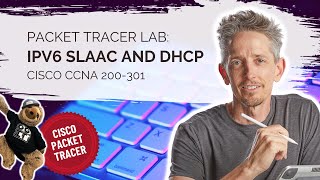 IPv6 SLAAC and DHCP Packet Tracer Lab  Cisco CCNA 200301 [upl. by Nnaegroeg192]