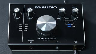 MAudio MTrack 2x2 CSeries Interface Review  Explained [upl. by Neelyk163]