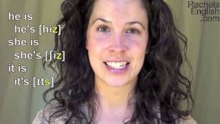 How to Pronounce Contractions American English Pronunciation [upl. by Nairrad]