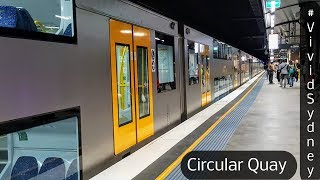 Sydney Trains Vlog 1398 Circular Quay During Vivid 2017 [upl. by Irec89]