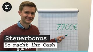 Steuererklärung als Student  So macht ihr Cash  reporter [upl. by Ahcmis]