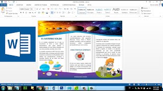 Triptico word 2013 2016  DISEÑO PERSONALIZADO [upl. by Audres]