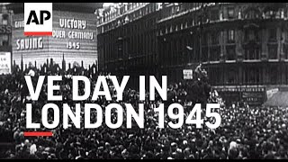 V E Day in London  1945 [upl. by Maisey471]