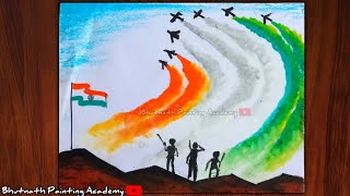 26 January prajatantra diwas drawingrepublic Day poster painting for competition [upl. by Briney]