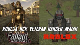 Roblox  How to make NCR Veteran Ranger from Fallout New Vegas avatar  Enderbot Cyborg [upl. by Maunsell]