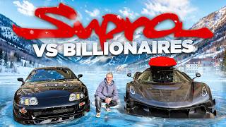 1000HP Supra terrorizing Billionaires Hypercarmeet in Switzerland [upl. by Akcimat]