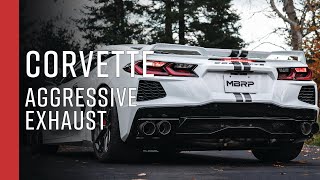 CORVETTE C8  MBRP 3quot CatBack Exhaust [upl. by Eliot131]