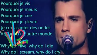 Bruno Pelletier  SOS dun terrien en détresse V2 1996 with lyrics [upl. by Ahsenrat]