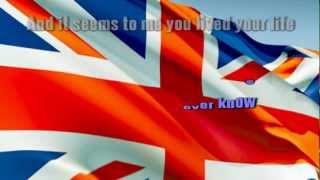 ELTON JOHN  CANDLE IN THE WIND ENGLANDS ROSE karaoke instrumental lyrics [upl. by Yenreit326]