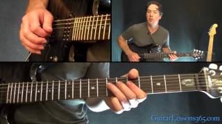 Walk Guitar Lesson  Pantera Famous Riffs [upl. by Lleval577]