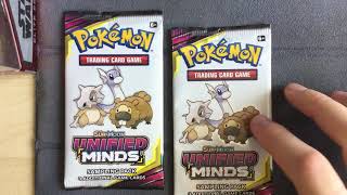 Pokemon Unified Minds Sampling Packs [upl. by Ahteres]