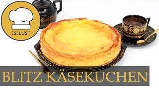 BLITZ KÄSEKUCHEN mit Vanillepudding und ohne Boden [upl. by Fritz138]