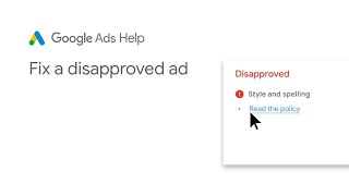 Google Ads Help About the ad approval process [upl. by Nnylannej79]