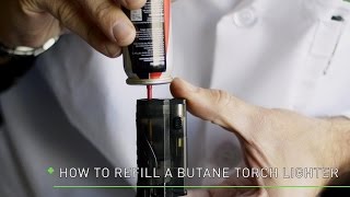 How to Fill a Butane Torch Lighter [upl. by Weylin890]