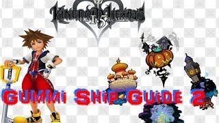 Trophy Guide Kingdom Hearts Final Mix Gummi Ship Guide 2 [upl. by Fiedling]