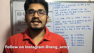 Wireless Technology  Tutorial 19  GSM Architecture [upl. by Nalor391]