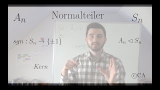 An Normalteiler von Sn  Beweis Algebra Gruppentheorie [upl. by Bonn]