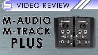 MAudio MTrack Plus Audio Interface Video Review [upl. by Josefina]