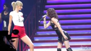 Taylor Swift amp Cher Lloyd  Want U Back at Staples Center  Red Tour HD [upl. by Breech452]