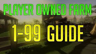 Runescape 3  199120 Player Owned Farms guide 2019 [upl. by Ozner]