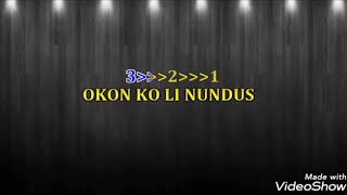 karaoke Okon ko winonsoi wonsoi HAIN JASLI [upl. by Rehc]