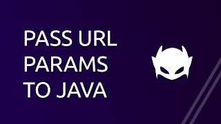 Pass URL Query Parameters to Java [upl. by Oimetra]