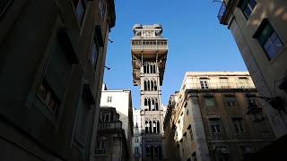 The Santa Justa Lift  A Gothic Elevator Ride To Overlook Lisbon PLUS Insider Tip [upl. by Ofori]