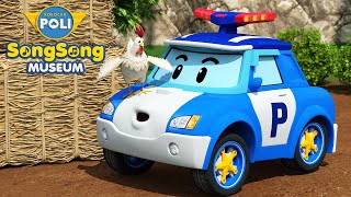 The Bear Went Over The Mountain amp  Nature Songs for Kids  SongSong Museum  Robocar POLI TV [upl. by Dercy]