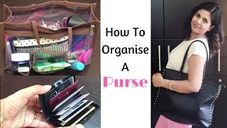 How To Organize Your Purse Handbag Organization [upl. by Pegasus]