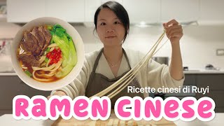 Lamian “ramen” CINESE NOODLES tirati A MANO [upl. by Oiramrej386]