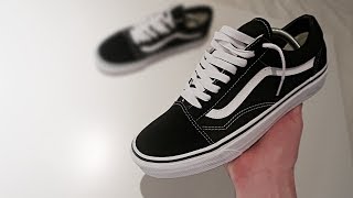 HOW TO LACE VANS OLD SKOOLS BEST WAY ON YOUTUBE [upl. by Mindi]