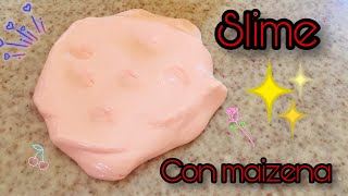 •slime con maizena y pegamento 😊 [upl. by Koah]