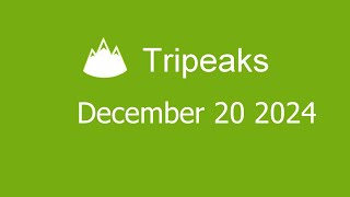 Microsoft Solitaire Collection  Tripeaks  December 20 2024 [upl. by Adnaugal914]