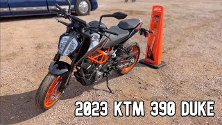 2023 KTM 390 Duke  Test Ride Review [upl. by Watters]