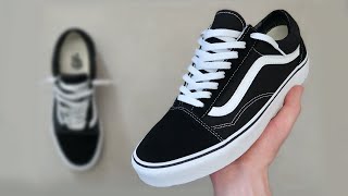 HOW TO LACE VANS OLD SKOOLS 👟🔥 [upl. by Shulman406]