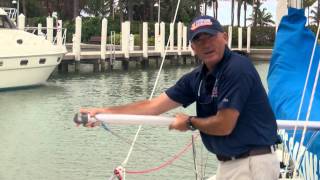 Offshore Sailing School  Setting Up for a Spinnaker Hoist [upl. by Comptom650]