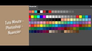 Tips Minutes  Astuce Photoshop  Nuancier [upl. by Marlea]