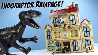 LEGO Jurassic World Fallen Kingdom Indoraptor Rampage at Lockwood Estate 2018 [upl. by Dammahom]